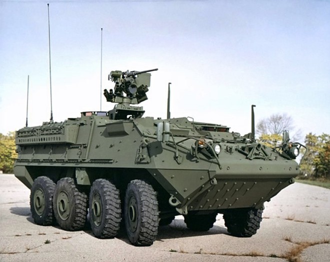 Quân đội Thái Lan tiếp nhận loạt xe bọc thép Stryker đầu tiên của Mỹ - Ảnh 1.