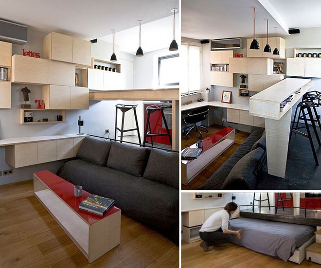10 căn hộ nhỏ với thiết kế tinh xảo, nhiều người có nhà to cũng phải vật vã phát thèm - Ảnh 3.
