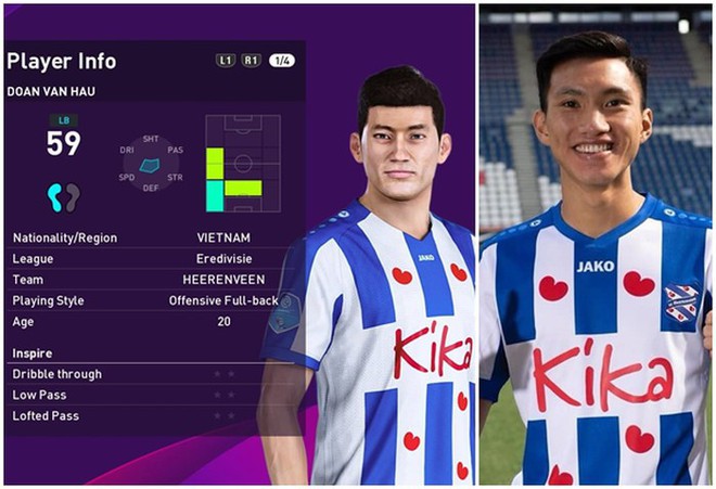 Ngỡ ngàng với tạo hình của Công Phượng, Văn Hậu trong PES 2020 - Ảnh 3.