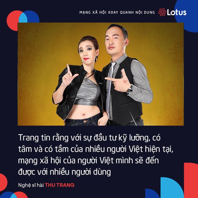 Thu Trang: Với sự đầu tư có tâm và có tầm, tôi tin MXH Lotus sẽ đến được với nhiều người dùng - Ảnh 1.