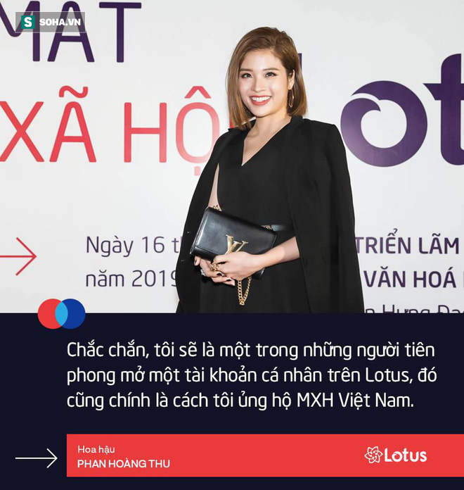 Phan Hoàng Thu khen nức nở mạng xã hội Lotus của Việt Nam, Huyền My, Đỗ Mỹ Linh thấy tò mò, hồi hộp - Ảnh 2.