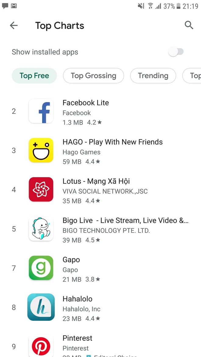 Lễ ra mắt mới diễn ra hơn 1 giờ, MXH Lotus đã leo lên top 1 trên App Store - Ảnh 2.