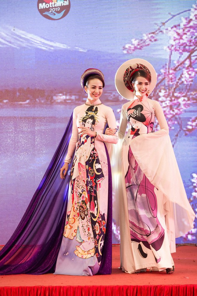 20 người đẹp trình diễn bộ sưu tập áo dài Cảm hứng Nhật Bản của NTK Nhật Dũng - Ảnh 4.