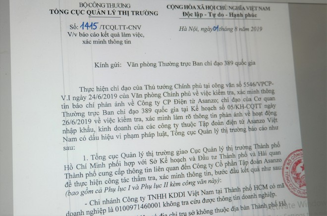 Asanzo họp báo công bố một số kết quả thanh tra, kiểm tra, tuyên bố hoạt động trở lại - Ảnh 2.