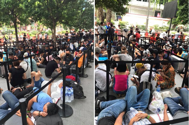 Dân Việt đổ về Apple Store, mang theo vali xếp hàng trước giờ mở bán iPhone 11 - Ảnh 5.