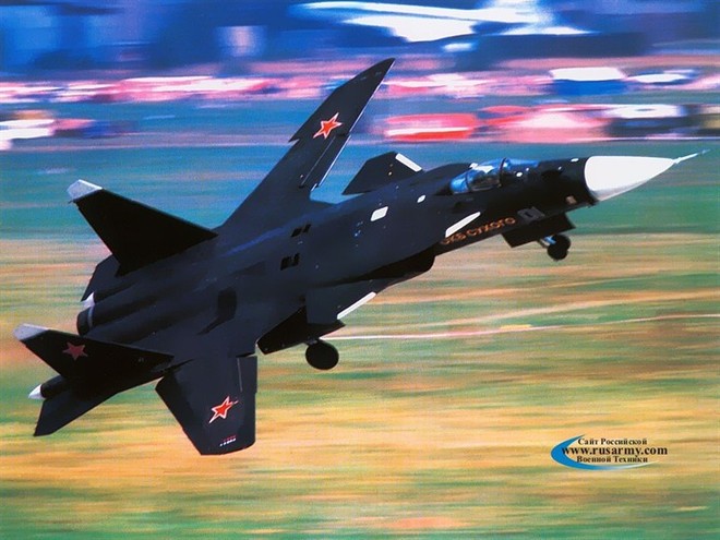 Su-47 Berkut bất ngờ xuất hiện tại triển lãm MAKS 2019, dấu hiệu khôi phục dự án? - Ảnh 11.