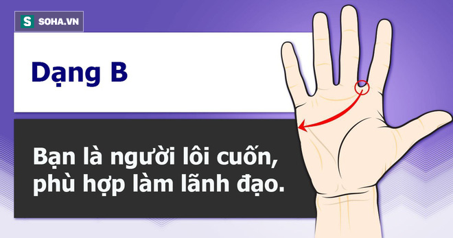 Đường chỉ tay của bạn trông thế nào? Nếu ở dạng A, bạn có tướng làm lãnh đạo - Ảnh 3.