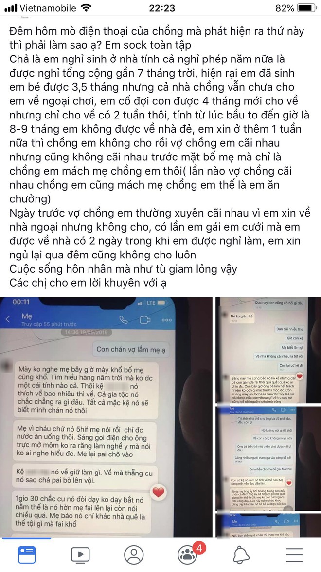 Xem điện thoại chồng, vợ sốc khi thấy tin nhắn mẹ chồng hiến kế để con trai đuổi mình về nhà ngoại - Ảnh 1.