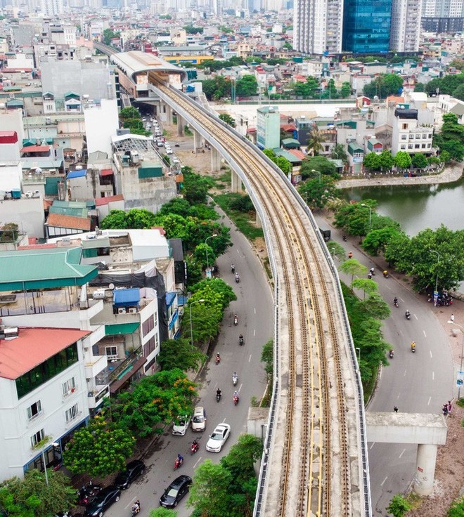 Cận cảnh đường sắt Cát Linh-Hà Đông tiến độ kiểu rùa bò hơn thập kỷ - Ảnh 14.