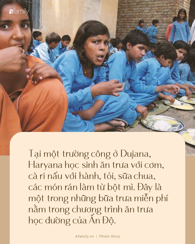 Bữa ăn của học sinh Ấn Độ: Nếu không ăn cơm mẹ nấu, học sinh được ăn bữa trưa miễn phí ở trường - Ảnh 7.
