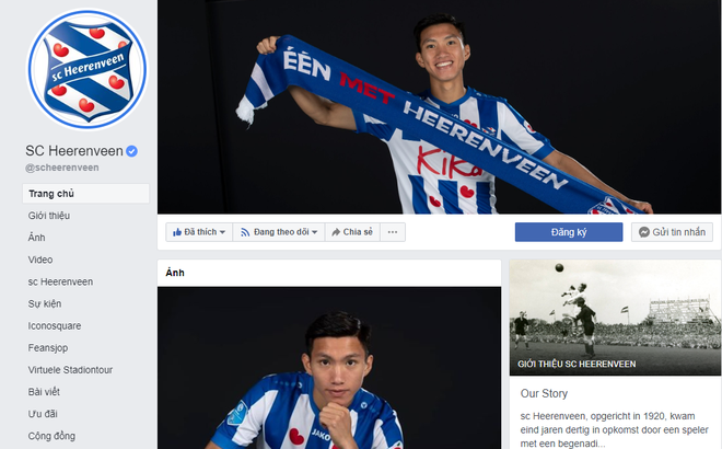 Sau màn ra mắt, Heerenveen dành vinh dự lớn cho Đoàn Văn Hậu
