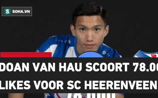 Báo Hà Lan hé lộ con số “khủng”, đoán SC Heerenveen sẽ phải “dụi mắt lia lịa” vì Văn Hậu