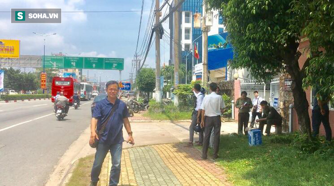 [Nóng] Nổ lớn ở Cục thuế Bình Dương, công an đang bảo vệ hiện trường nghiêm ngặt - Ảnh 1.