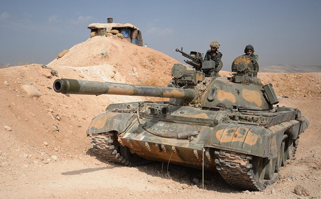 Cũ kỹ và lạc hậu, Quân đội Syria vẫn tin dùng xe tăng T-55 vì lý do không thể ngờ Cũ kỹ và lạc hậu, Quân đội Syria vẫn tin dùng xe tăng T-55 vì lý do không thể ngờ