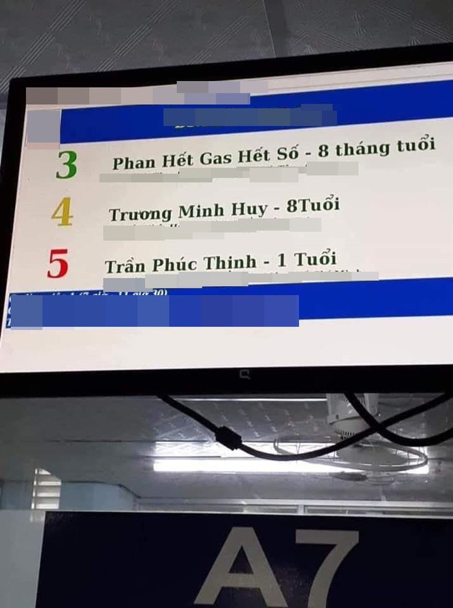 Cậu bé có tên “Hết Gas Hết Số” xuất hiện trên danh sách của phòng khám khiến dân mạng bàn tán xôn xao - Ảnh 1.