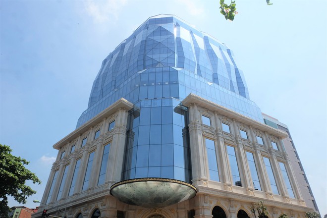 Ngắm tòa nhà hình viên kim cương khổng lồ siêu độc ở Hà Nội - Ảnh 14.
