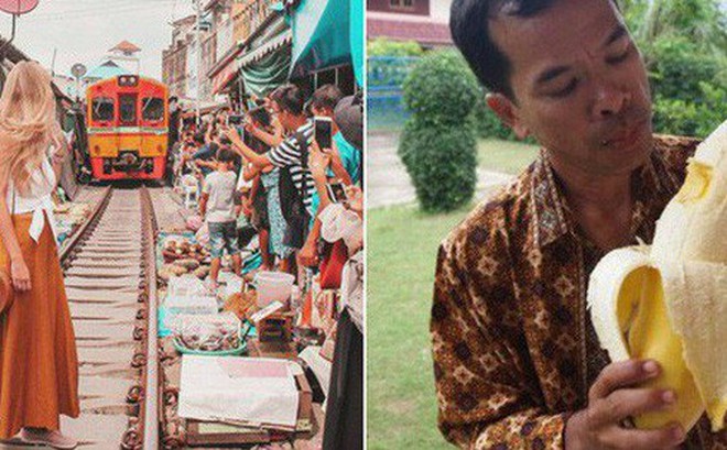 Du lịch Thái Lan và 20 điều khiến du khách “té ngửa”: Chợ giữa đường ray là bình thường, chuối khổng lồ cũng không phải chuyện lạ!