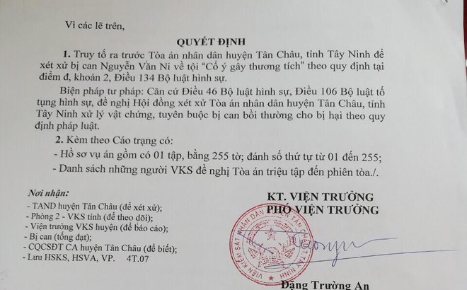 au da vi canh cay dieu hai ben deu bi truy to