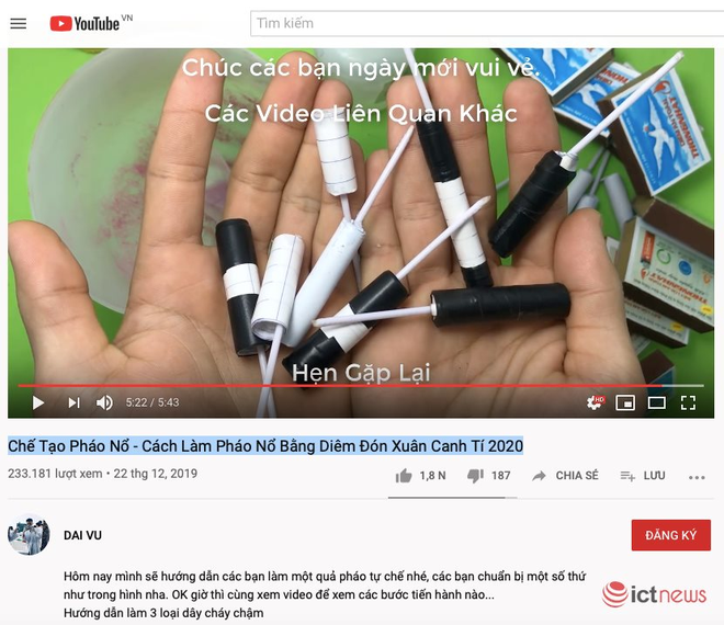 Gần Tết, tràn ngập video hướng dẫn làm pháo - Ảnh 1.