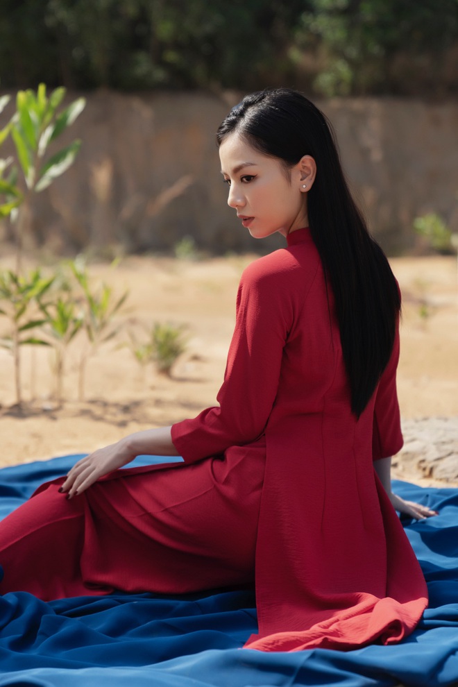 Hot girl Cả một đời ân oán Hạ Anh xinh đẹp trong tà áo dài, tiết lộ dự án với tài tử TVB - Ảnh 3.