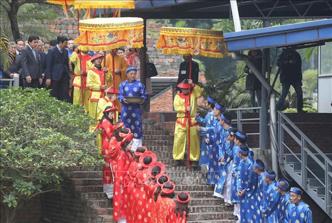 Nghi lễ Tống cựu nghinh Tân tại Hoàng thành Thăng Long - Ảnh 1.