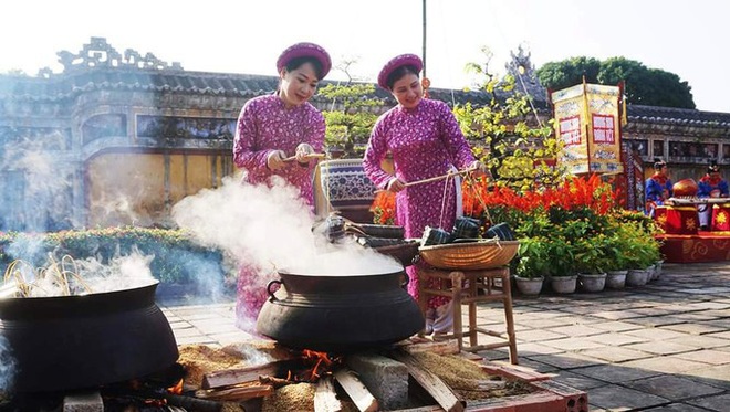 Mãn nhãn với ‘Hương xưa bánh Tết’ trong Hoàng cung Huế - Ảnh 2.