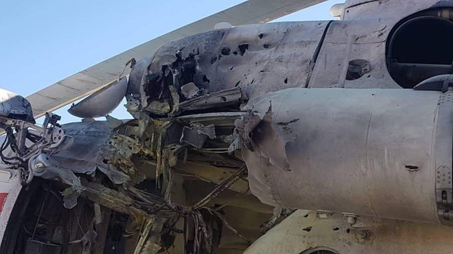 Trực thăng Mi-8 với phi hành đoàn người Ukraine bất ngờ bị súng chống tăng RPG bắn hạ - Ảnh 3.