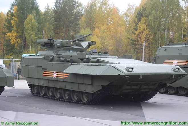Uy lực khủng khiếp từ xe chiến đấu bộ binh T-15 Armata của Nga - Ảnh 16.