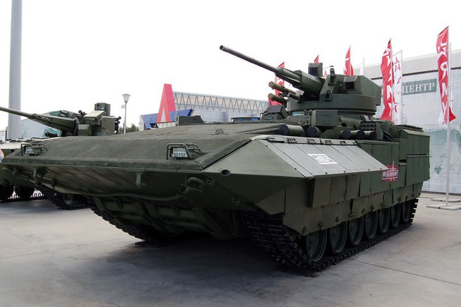 Uy lực khủng khiếp từ xe chiến đấu bộ binh T-15 Armata của Nga - Ảnh 4.