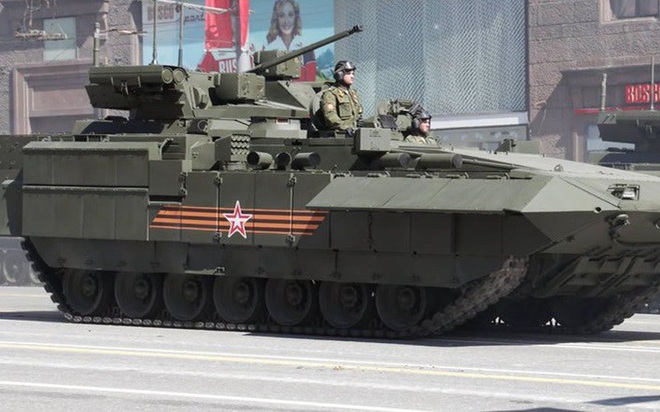 Uy lực khủng khiếp từ xe chiến đấu bộ binh T-15 Armata của Nga - Ảnh 7.