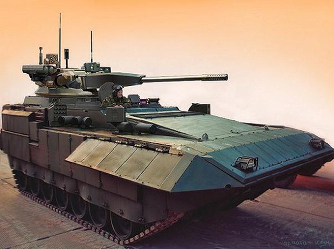 Uy lực khủng khiếp từ xe chiến đấu bộ binh T-15 Armata của Nga - Ảnh 8.