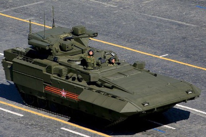 Uy lực khủng khiếp từ xe chiến đấu bộ binh T-15 Armata của Nga - Ảnh 9.