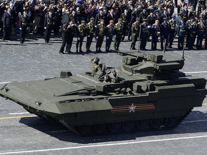 Uy lực khủng khiếp từ xe chiến đấu bộ binh T-15 Armata của Nga - Ảnh 10.