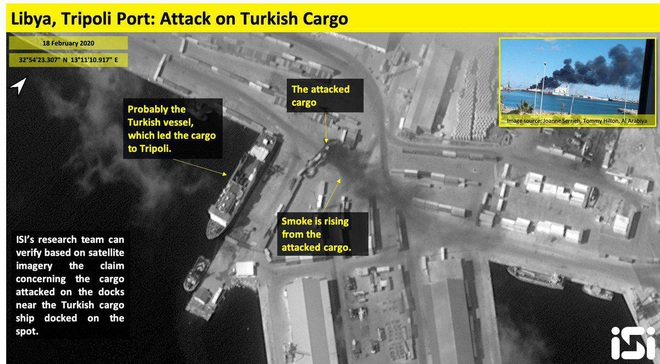 Thua liểng xiểng ở Syria, TNK tiếp tục muối mặt khi tàu chở vũ khí bị đánh úp ở Tripoli - Ảnh 3.