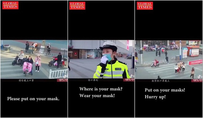 Drone có thêm một sứ mệnh mới tại Trung Quốc: Nhắc nhở người dân đeo khẩu trang khi ra ngoài đường để chống dịch - Ảnh 2.