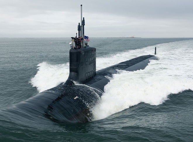 Siêu tàu ngầm hạt nhân Mỹ mới hạ thủy đã bị nước biển lột vỏ - Ảnh 12.