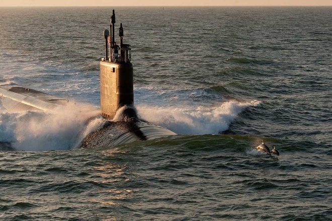 Siêu tàu ngầm hạt nhân Mỹ mới hạ thủy đã bị nước biển lột vỏ - Ảnh 13.
