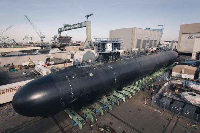 Siêu tàu ngầm hạt nhân Mỹ mới hạ thủy đã bị nước biển lột vỏ - Ảnh 14.