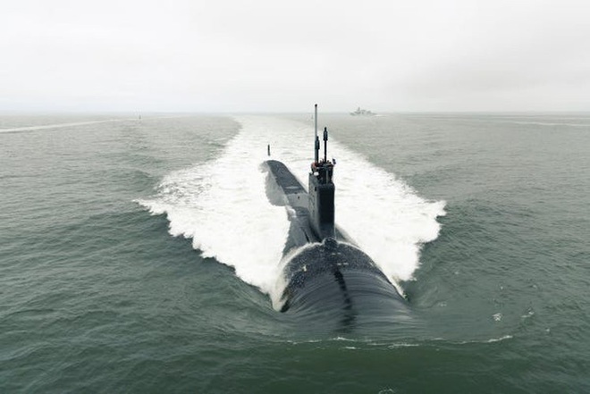 Siêu tàu ngầm hạt nhân Mỹ mới hạ thủy đã bị nước biển lột vỏ - Ảnh 15.