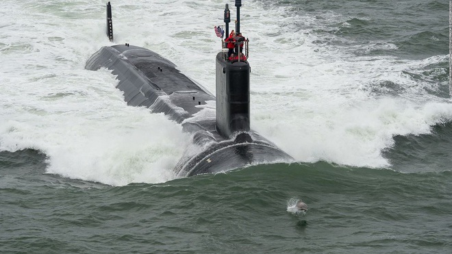 Siêu tàu ngầm hạt nhân Mỹ mới hạ thủy đã bị nước biển lột vỏ - Ảnh 21.
