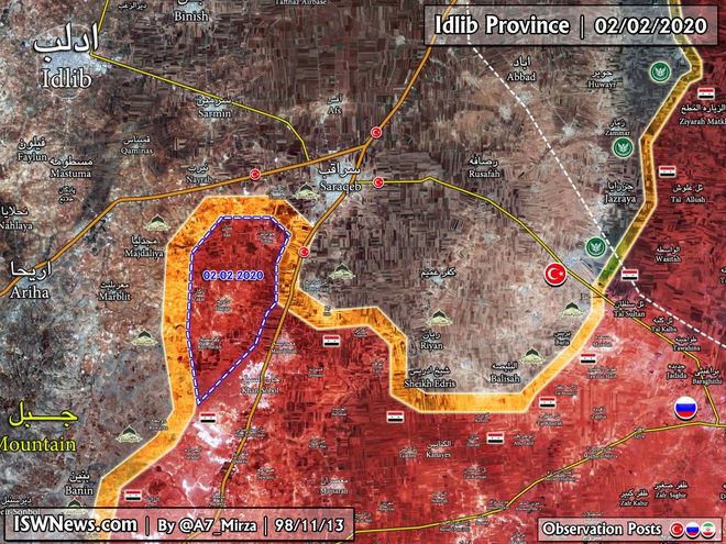 Yết hầu của Idlib nguy ngập, Thổ quyết chặn Sư 25 đặc nhiệm Syria bằng 4 cứ điểm? - Ảnh 1.