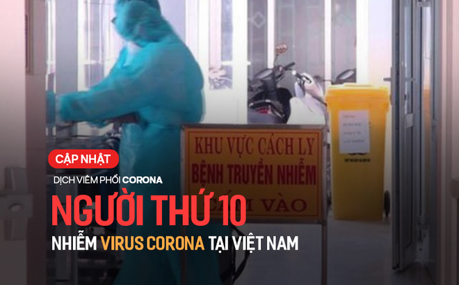 Ca bệnh thứ 10 dương tính với virus corona ở Việt Nam