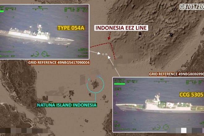 Đối đầu Trung Quốc – Indonesia trên vùng biển Natuna: Trung Quốc đã triển khai tàu hộ vệ mạnh nhất - Ảnh 2.