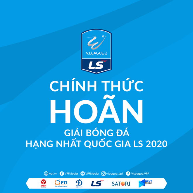 Bóng đá Việt Nam tiếp tục ra lệnh hoãn vì Covid-19 - Ảnh 1.