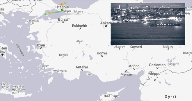 NÓNG: QĐ Nga điều tàu vượt biển trong đêm, hàng khủng gì đang trực chỉ Syria? - Ảnh 1.