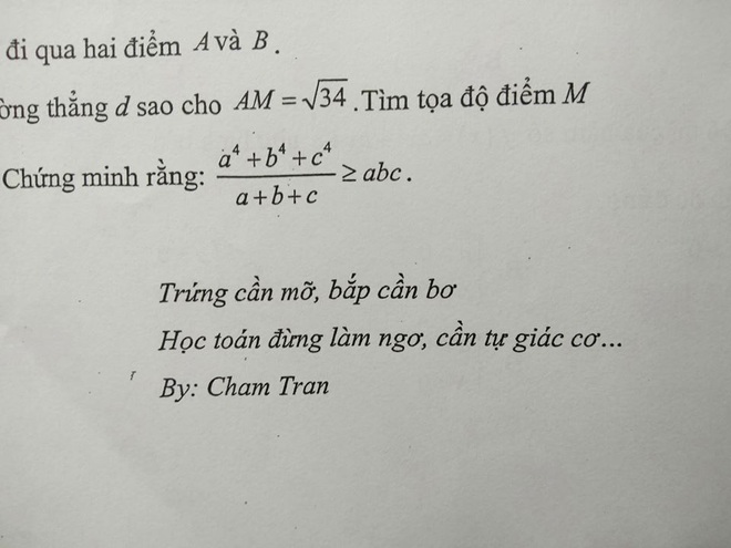 Giáo viên toán bắt trend nhanh hơn cả học sinh: Nhắc các em học chăm chỉ mà cũng tung thơ thả thính như này - Ảnh 1.