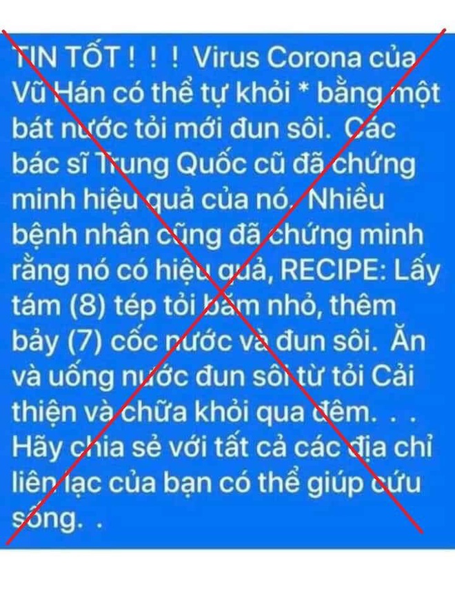 Đăng tin chữa khỏi Covid-19 bằng tỏi lên Facebook, người phụ nữ bị phạt 12,5 triệu - Ảnh 1.