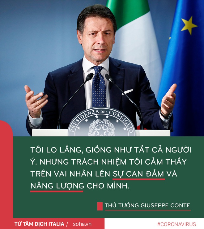 Thông điệp của Thủ tướng Ý từ tâm dịch: Chúng ta không được sợ hãi mà cần có can đảm và niềm tin - Ảnh 1.