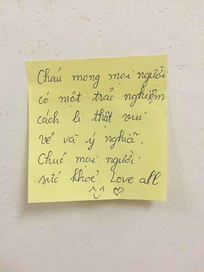 Nữ sinh thức đến 2h sáng viết lời nhắn đáng yêu gửi những người chuẩn bị đến cách ly - Ảnh 6.