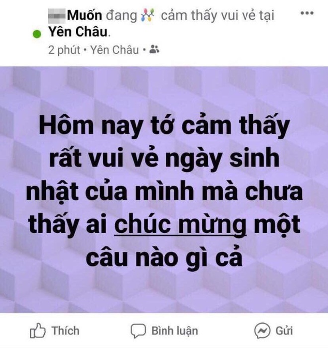 Con cháu giả vờ không nhớ sinh nhật, cụ ông 79 tuổi liền đăng status lên MXH, nội dung khiến tất cả bật cười - Ảnh 1.